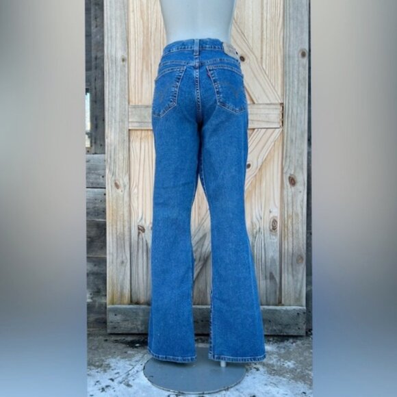Vintage Y2K Levis 550 Womens Stretch Denim High Rise Boot Cut Jeans~10~ - Picture 1 of 6